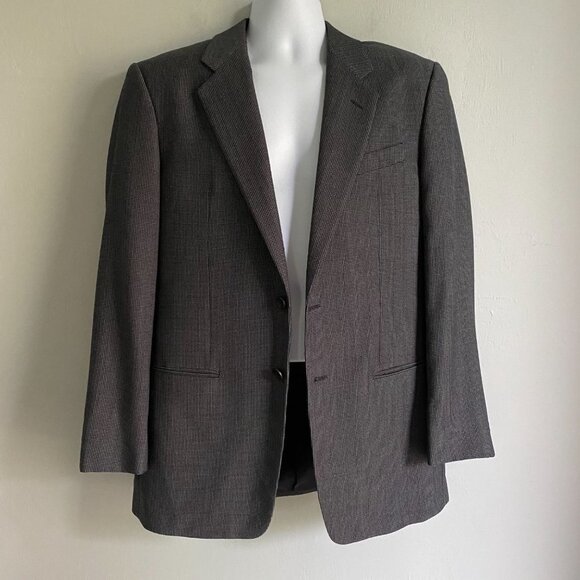 Armani Collezioni Wool 2 Button Sport Coat Jacket 40 R - Picture 3 of 15